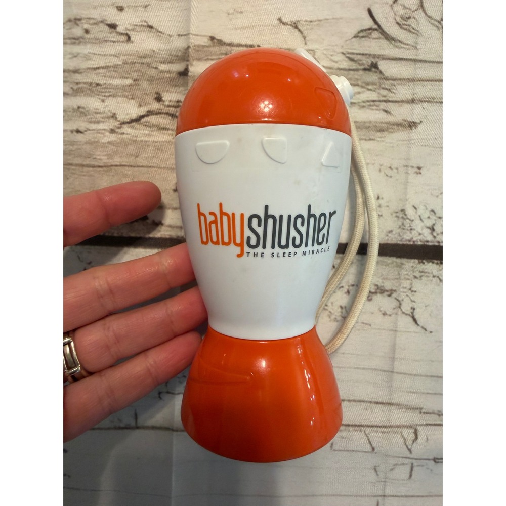 Baby Shusher The Sleep Miracle Portable Sound Machine Orange White BSHU 1308